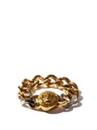 Matchesfashion.com Versace - Medusa Curb-chain Bracelet - Womens - Silver Gold
