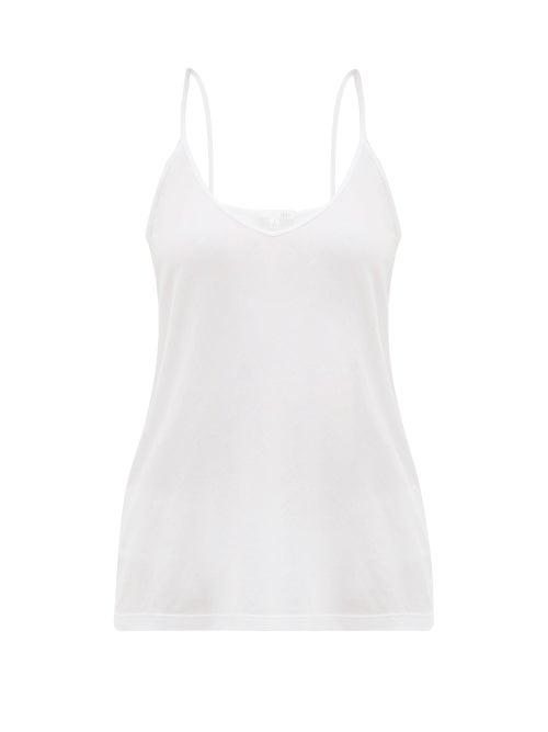 Ladies Lingerie Skin - Pima-cotton Camisole - Womens - White