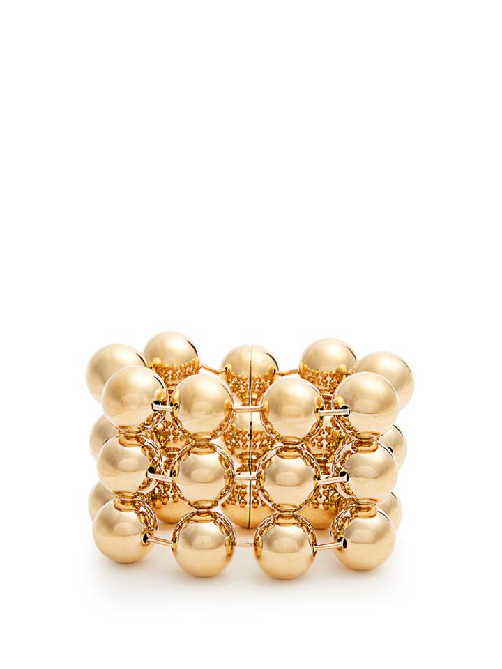 Balenciaga Triple Ball-bead Chain Bracelet