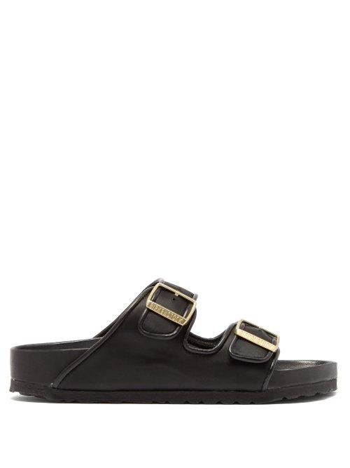 Matchesfashion.com Birkenstock X Il Dolce Far Niente - Arizona Fullex Satin Sandals - Womens - Black