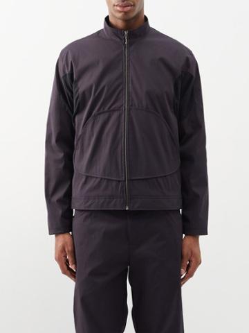 Affxwrks - Work Panelled Shell Utility Jacket - Mens - Dark Purple