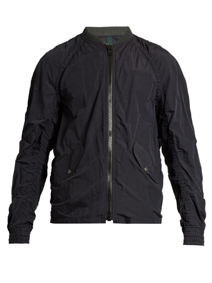 Kolor Ruched Lightweight Bomber Jacket