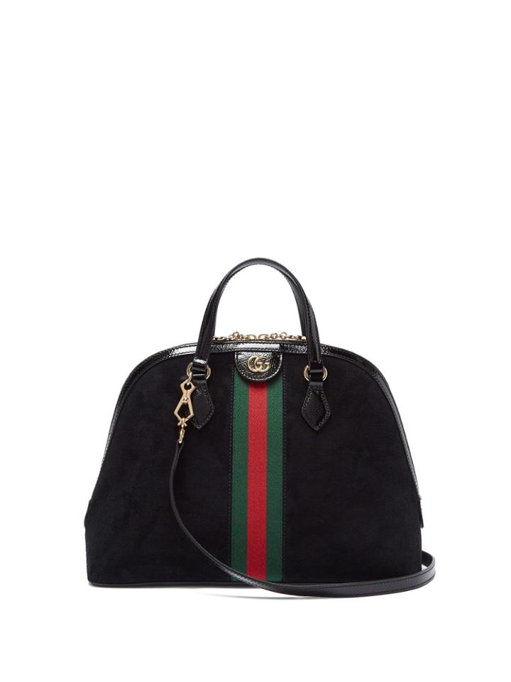 Gucci Ophidia Gg Suede Tote Bag