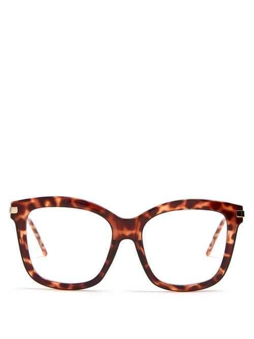 Matchesfashion.com Meeyye - Moyo Tortoiseshell Glasses - Womens - Tortoiseshell