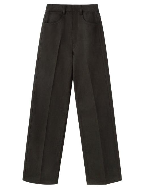 Lemaire - Denim Straight-leg Trousers - Womens - Black