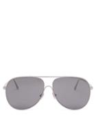 Ladies Accessories Tom Ford Eyewear - Alec Aviator Metal Sunglasses - Womens - Black