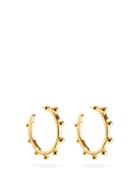 Matchesfashion.com Isabel Marant - Oh Sphere-embellished Hoop Earrings - Womens - Gold