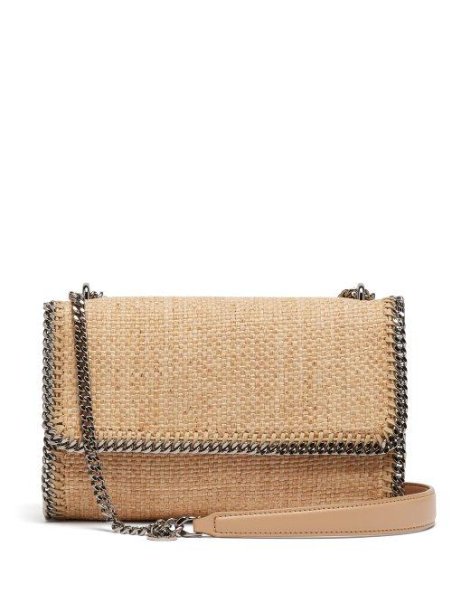Matchesfashion.com Stella Mccartney - Falabella Small Woven Cross Body Bag - Womens - Brown
