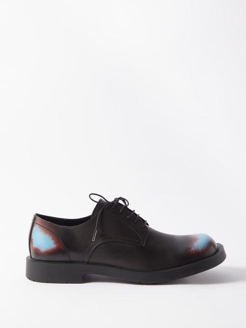 Camperlab - 1978 Smudge Leather Derby Shoes - Mens - Black