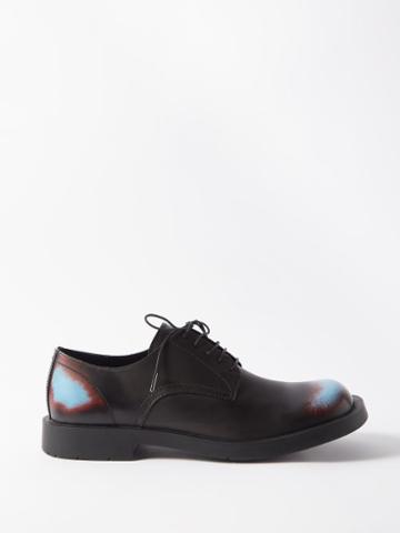 Camperlab - 1978 Smudge Leather Derby Shoes - Mens - Black