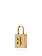 Matchesfashion.com Balenciaga - B-logo Padlock Single Earring - Womens - Gold