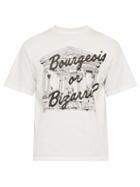 Matchesfashion.com Aries - Bourgeois Or Bizarre Print Cotton T Shirt - Mens - White