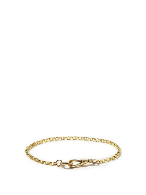 Matchesfashion.com Bleue Burnham - B Recycled-gold Belcher-chain Bracelet - Mens - Gold