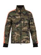 Valentino Camouflage-print Quilted Down Jacket
