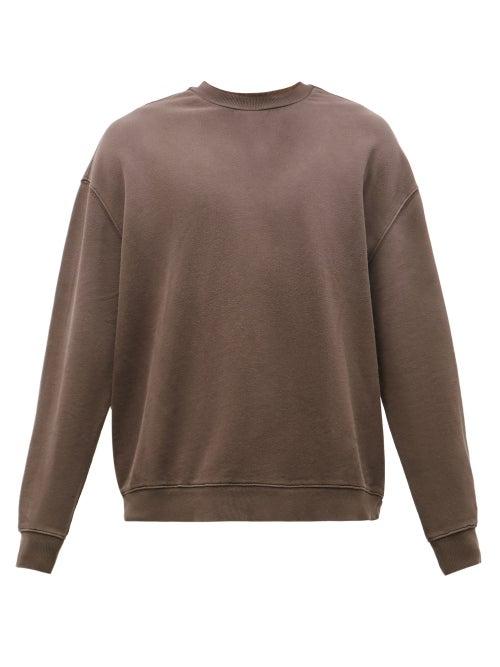 Mens Rtw Ksubi - Kross Biggie Cotton-jersey Sweatshirt - Mens - Brown