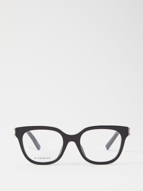 Givenchy Eyewear - 4g Acetate Glasses - Womens - Black Clear