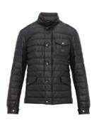 Matchesfashion.com Dolce & Gabbana - Multi Pocket Quilted Down Field Jacket - Mens - Black