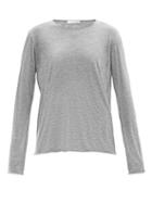 Matchesfashion.com The Row - Carlisa Rolled-edge Cashmere Sweater - Womens - Grey