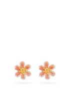 Matchesfashion.com Dolce & Gabbana - Flower Enamelled Clip Earrings - Womens - Gold