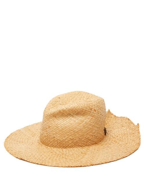 Matchesfashion.com Lola Hats - Re Commando Raffia Hat - Womens - Beige Black
