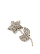 Matchesfashion.com Etro - Crystal Flower Brooch - Womens - Silver