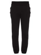 Maison Margiela Eyelet Detail Cotton-jersey Track Pants