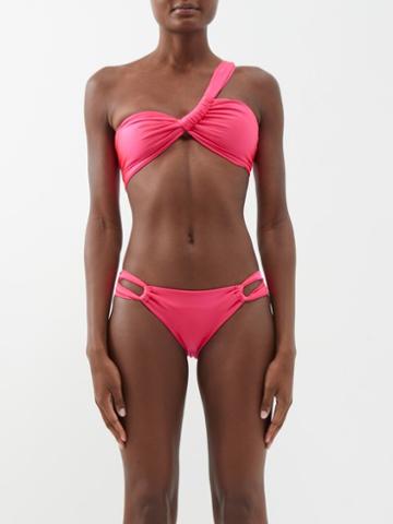 Sara Cristina - Narcissus Stretch Bikini Top - Womens - Pink