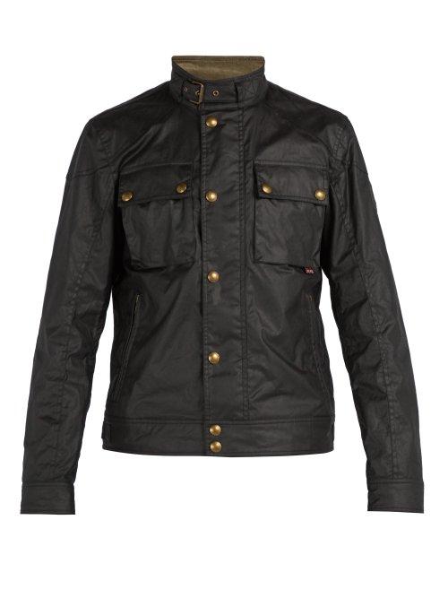 Matchesfashion.com Belstaff - Racemaster Patch Pocket Water Repellent Jacket - Mens - Black