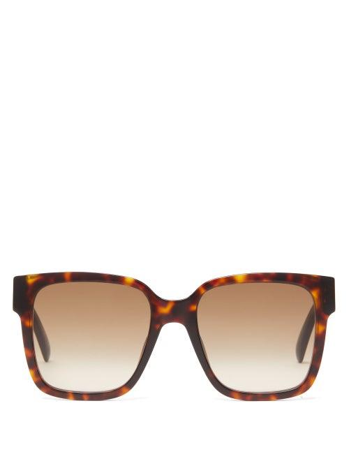 Matchesfashion.com Givenchy - Square Tortoiseshell Acetate Sunglasses - Womens - Tortoiseshell