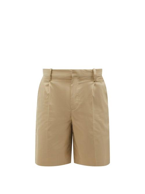 A.p.c. - Teddy Cotton Shorts - Mens - Beige