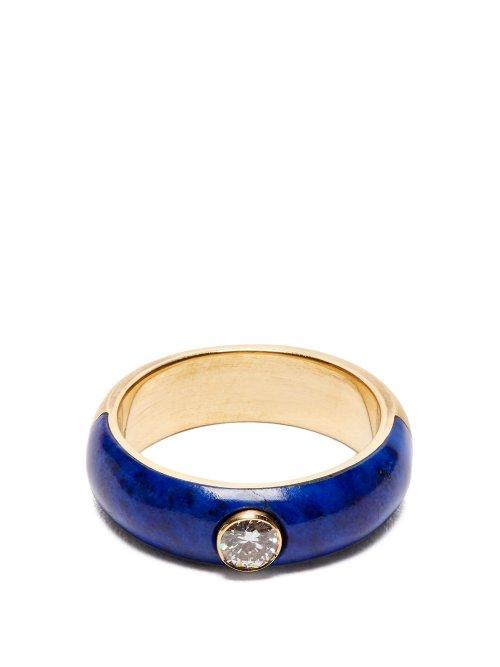Matchesfashion.com Marc Alary - Belsa Diamond And 18kt Gold Ring - Womens - Yellow Gold