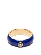 Matchesfashion.com Marc Alary - Belsa Diamond And 18kt Gold Ring - Womens - Yellow Gold