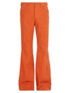Gucci Cotton-denim Flared Trousers