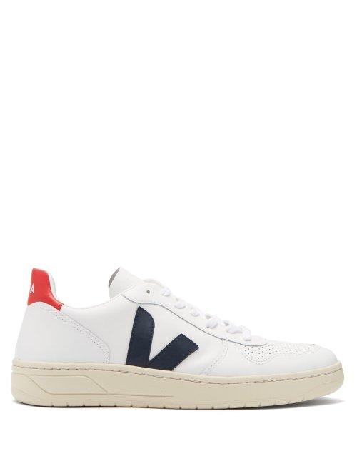 Matchesfashion.com Veja - V 10 Leather Trainers - Mens - White Multi