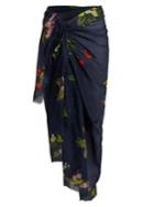 Stella Mccartney Botanical-print Cotton Sarong