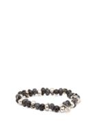 Alexander Mcqueen Skull Bead Bracelet