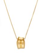 Anissa Kermiche - Le Derrire 24kt Gold-plated Necklace - Womens - Gold