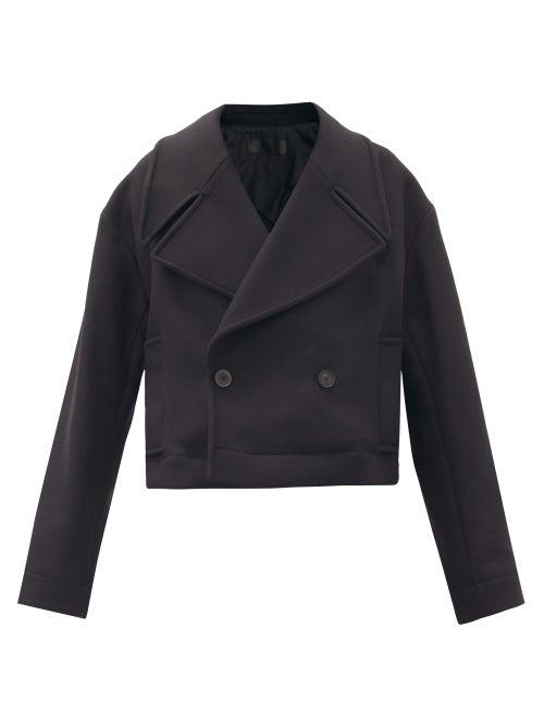 Matchesfashion.com Haider Ackermann - Caban Double-breasted Wool-blend Coat - Womens - Black