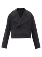 Matchesfashion.com Haider Ackermann - Caban Double-breasted Wool-blend Coat - Womens - Black