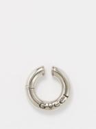 Gucci - Logo-engraved Metal Ear Cuff - Womens - Silver