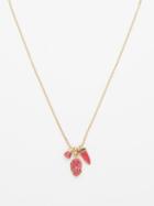 Isabel Marant - It's All Right Charm Necklace - Womens - Burgundy Gold