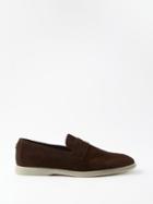 Bougeotte - Gomm Suede Loafers - Mens - Brown