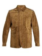 Matchesfashion.com Berluti - Suede Leather Field Jacket - Mens - Brown