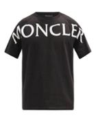 Moncler - Logo-print Cotton-jersey T-shirt - Mens - Black