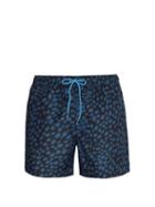 Matchesfashion.com Paul Smith - Cheetah Print Swim Shorts - Mens - Blue Multi
