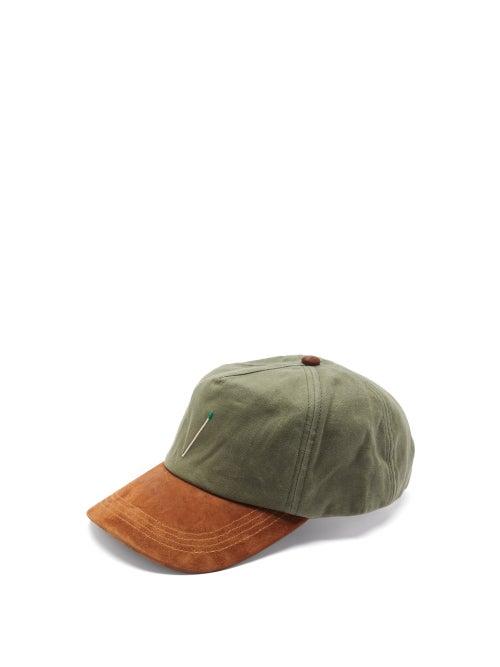Matchesfashion.com Nick Fouquet - Two-tone Canvas Baseball Cap - Mens - Brown