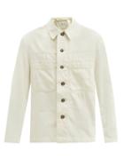 Matchesfashion.com Lemaire - Patch-pocket Denim Shirt - Mens - Cream