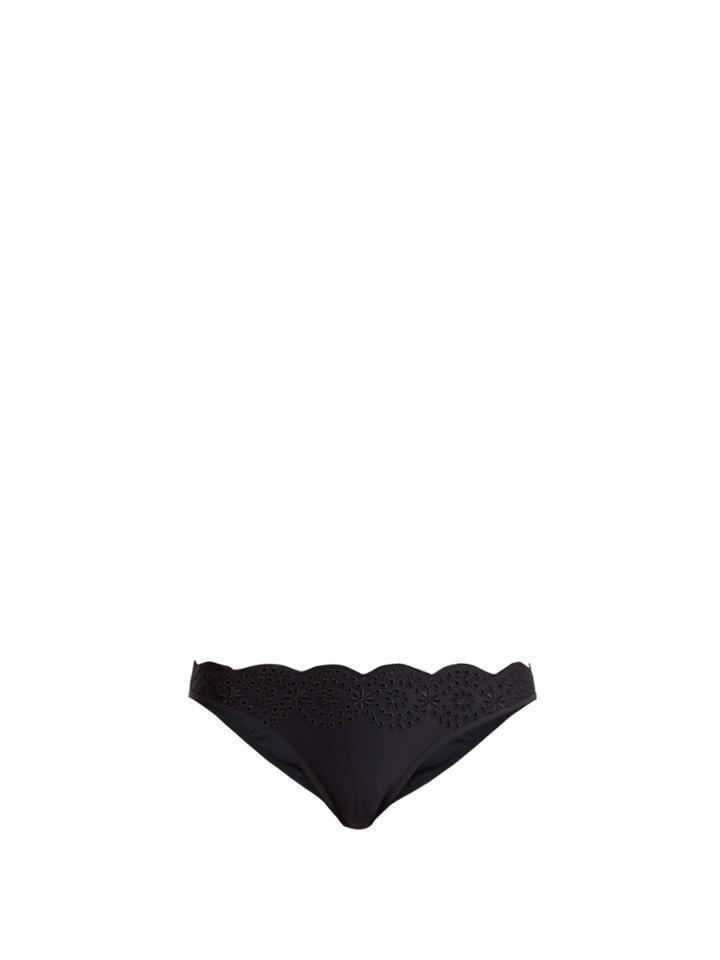 Stella Mccartney Scallop-edged Broderie Anglaise Bikini Briefs
