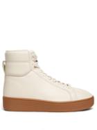 Bottega Veneta - The Quilt Leather High-top Trainers - Mens - Cream