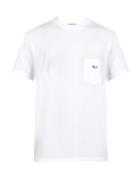 Matchesfashion.com Maison Kitsun - Tricolour Fox Patch Crew Neck Cotton T Shirt - Mens - White